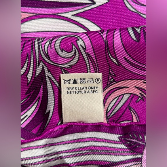 NWOT EMILIO PUCCI 💯silk scarf-70’s inspired print-Made in Italy-Beautiful! - Picture 6 of 8